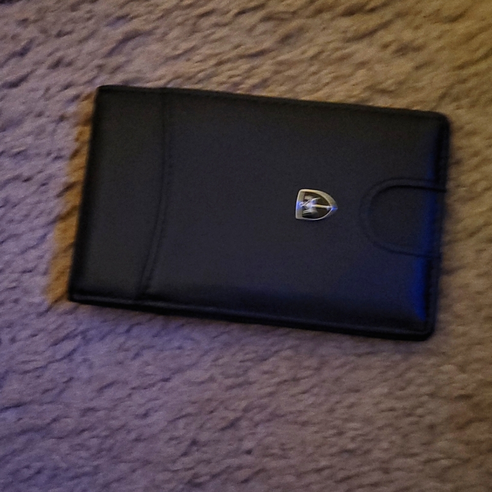 Black Money clip wallet